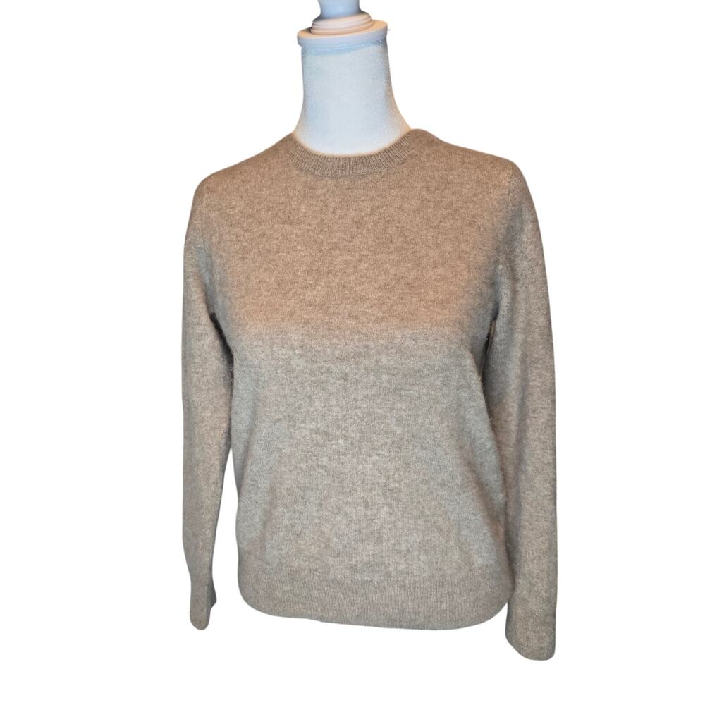 Quince Beige Crew Neck Sweater
